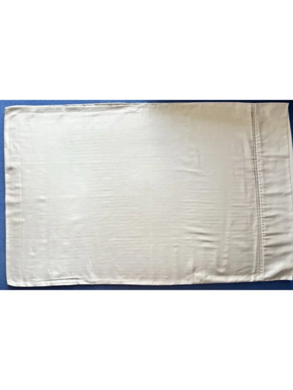 QUEEN Standard Pair Pillowcases Ecru Tan 100% Cotton 300TC Pure Earth PRISTINE